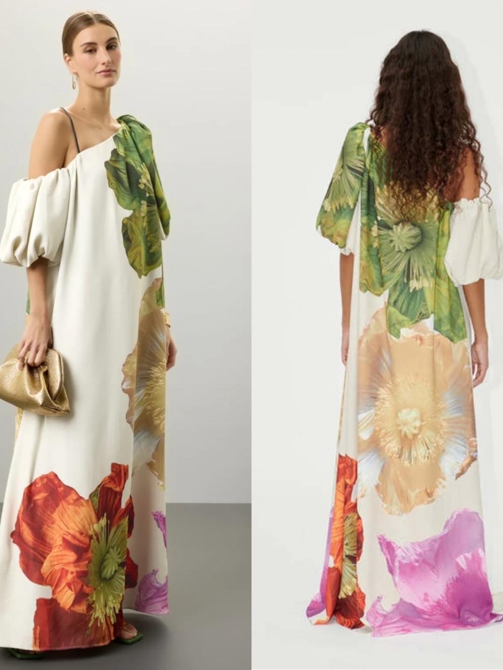 STINE GOYA Payton Floral Print Maxi Dress in Poppies Bloom Sz XS - Picture 4 of 10